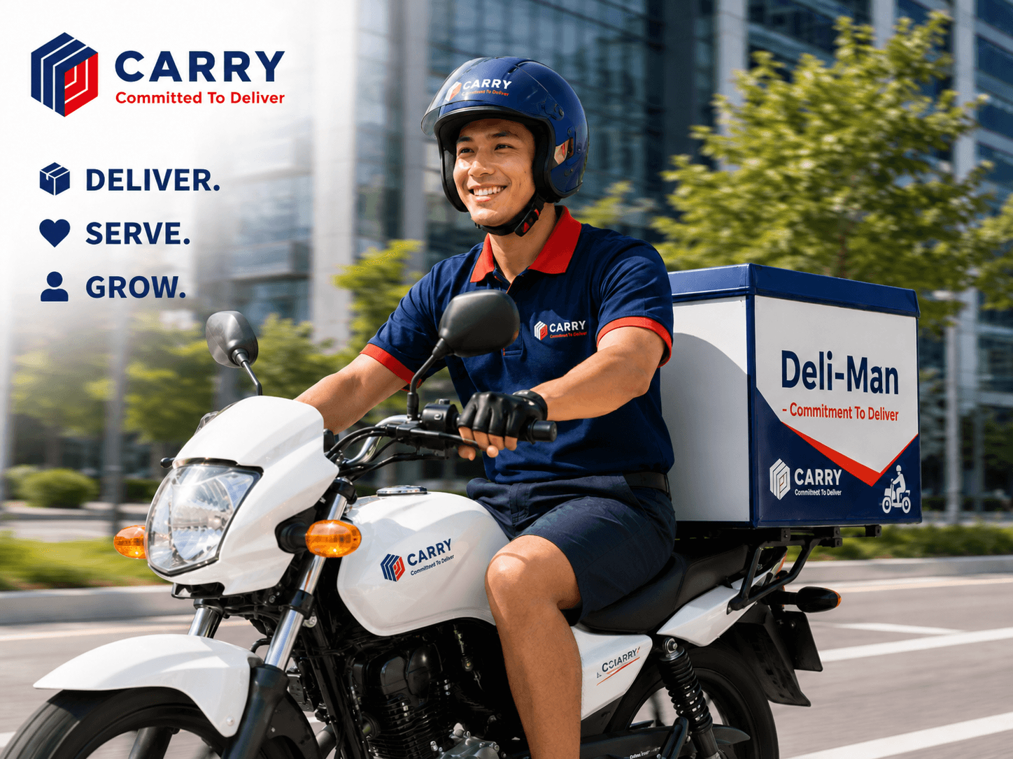 CARRY Deli-Man — Deliver. Serve. Grow.